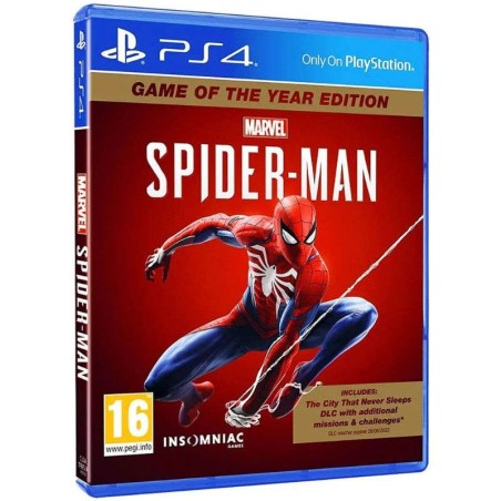 Spiderman GOTY PS4 exclusivo