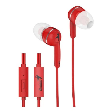 Auriculares Genius In Ear Hs-M320 Manos Libres Rojos