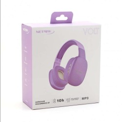 Auriculares Bluetooth Netmak Volt Violetas